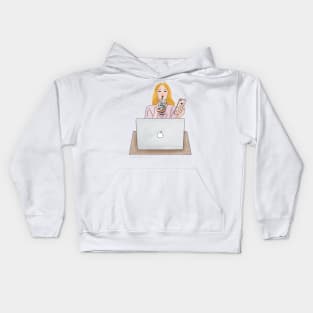 Working girl Kids Hoodie